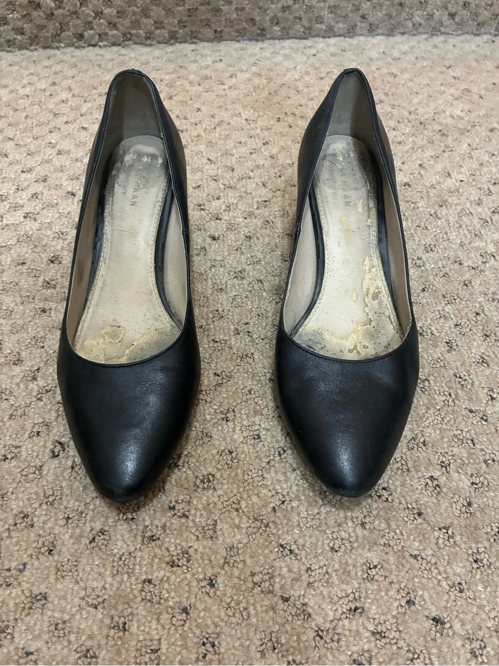 Cole Haan Black Pointed-Toe Women's Heels